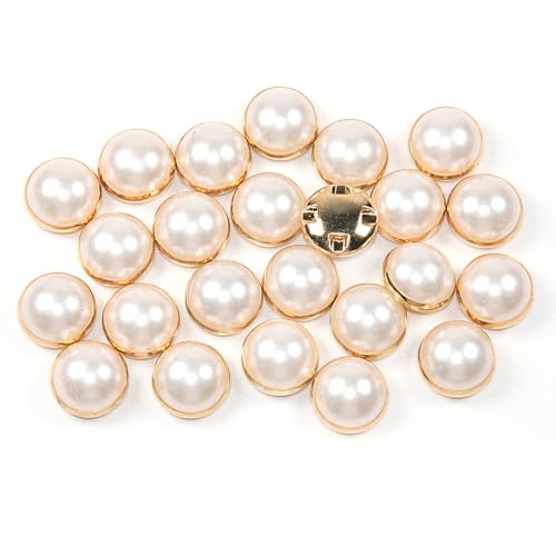 Perlen-Strasssteine zum Aufnähen, 12 mm, Krallenperlenverzierung, halbrunde Perlen zum Basteln, für Schmuck, Handwerk, Kleidung, Taschen, Schuhe, Weiß, 200 Stück von silllule