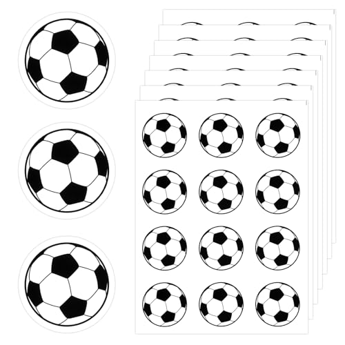 simarro 240 Stück Fußball Aufkleber, 3cm Selbstklebende Fußball Sticker Partygeschenk Sport Aufkleber für Scrapbooking Kunst Basteln Kinderdekoration Fußballpartydekorationen simarro 240 Stück Fußball Aufkleber, 3cm Selbstklebende Fußball Sticker Partygeschenk Sport Aufkleber für Scrapbooking Kunst Basteln Kinderdekoration Fußballpartydekorationen von simarro