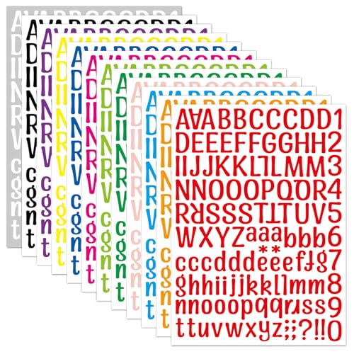 simarro Buchstaben Aufkleber, 1512 Stücke 12 Blätter Selbstklebend Nummern Buchstaben Hausnummer Aufkleber Klebebuchstaben Buchstaben Sticker Vinyl Wasserdichte Aufkleber Buchstaben simarro Buchstaben Aufkleber, 1512 Stücke 12 Blätter Selbstklebend Nummern Buchstaben Hausnummer Aufkleber Klebebuchstaben Buchstaben Sticker Vinyl Wasserdichte Aufkleber Buchstaben von simarro