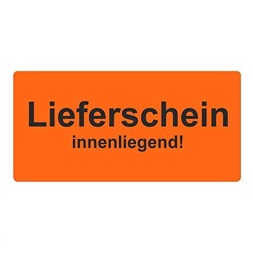 Warnetiketten/Versandetiketten "Lieferschein innenliegend" auf Rolle - 100 x 50 mm - 500 Stück Warnetiketten/Versandetiketten "Lieferschein innenliegend" auf Rolle - 100 x 50 mm - 500 Stück von simhoa