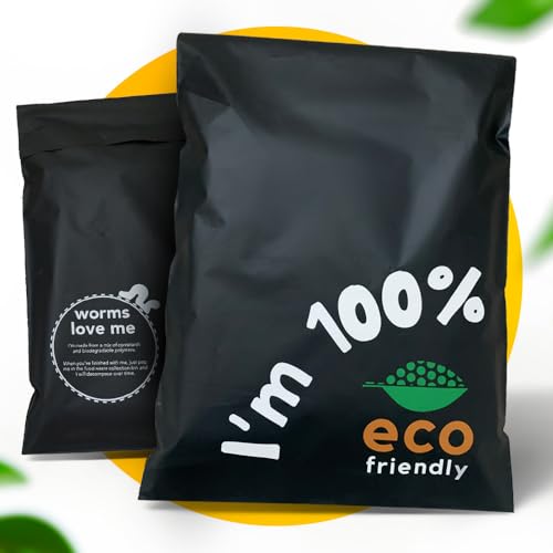 Simplelifeco Umweltfreundliche Kompostierbare Versandtaschen (Groß: 14 x 19" / 35 x 48cm) | B Corp (50 Stück) von simplelifeco UK