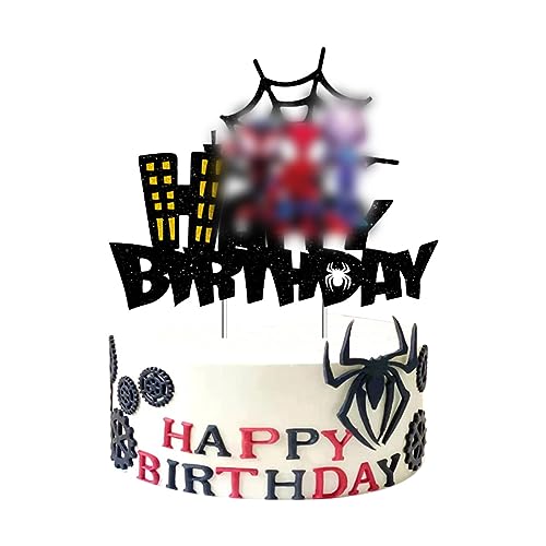 simyron 2Pcs Cake Decorations, Happy Birthday Cake Decoration, Birthday Decoration, Gifts, School Child Cake Topper, Cake Decoration, Birthday Decoration, for Girls, Boys, Children von simyron