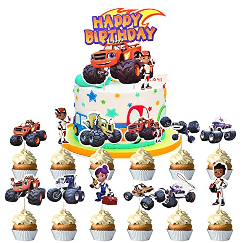 Blaze Cupcake Topper simyron Monster Truck Theme Kuchen Dekor Topper Blaze and the Monster Machines Birthday Dekoration Zubehör Set of 25 Stück Geeignet für Geburtstag Hochzeit Babypartydekoration Blaze Cupcake Topper simyron Monster Truck Theme Kuchen Dekor Topper Blaze and the Monster Machines Birthday Dekoration Zubehör Set of 25 Stück Geeignet für Geburtstag Hochzeit Babypartydekoration von simyron