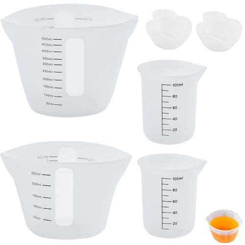 Silikon Messbecher Set, 3 Stück Messbecher Set für Epoxidharz, silikon messbecher set 100/250/500ml,Silikon Messbecher Epoxidharz, messbecher aus Silikon, für Gießformen, Diy Handmade,Küche Silikon Messbecher Set, 3 Stück Messbecher Set für Epoxidharz, silikon messbecher set 100/250/500ml,Silikon Messbecher Epoxidharz, messbecher aus Silikon, für Gießformen, Diy Handmade,Küche von sinzau