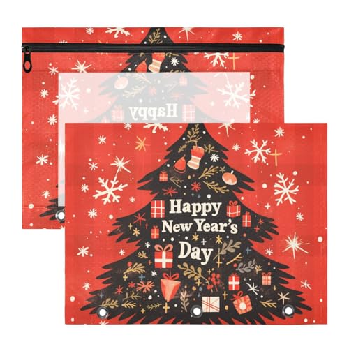 Binder-Bleistifttaschen mit Reißverschluss, Kunststoff, Dokumentenmappe für A4-Papier, Briefe, 2 Stück, für Studenten, Lehrerbedarf, Weihnachten, rotes Karomuster Binder-Bleistifttaschen mit Reißverschluss, Kunststoff, Dokumentenmappe für A4-Papier, Briefe, 2 Stück, für Studenten, Lehrerbedarf, Weihnachten, rotes Karomuster von siphylline