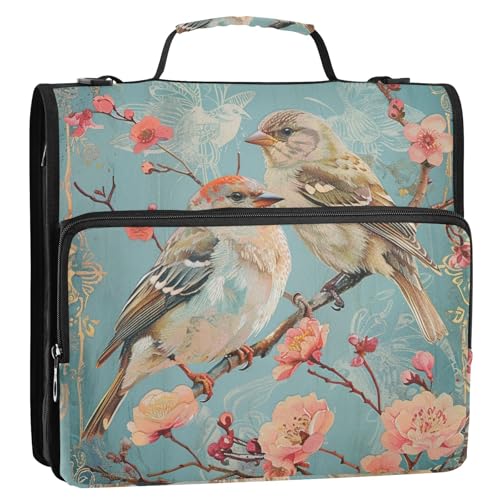 Illustration Cute Bird Spring 3,8 cm 3 Ringe stabiler Reißverschluss Ordner mit Griff und abnehmbarem Schultergurt Laege Kapazität Dokumentenmappe Organizer für Mittelschule Illustration Cute Bird Spring 3,8 cm 3 Ringe stabiler Reißverschluss Ordner mit Griff und abnehmbarem Schultergurt Laege Kapazität Dokumentenmappe Organizer für Mittelschule von siphylline