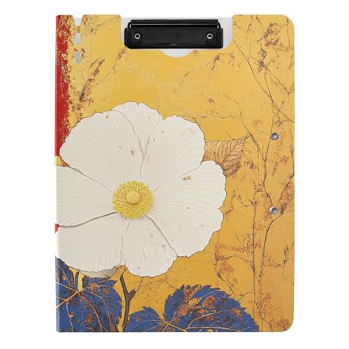 Klemmbrett Ordner Blume A4 Klemmbrett Binder Doppelmetall Clips Stifthalter Schule Klemmbrett mit Hardcover Klemmbrett Ordner Blume A4 Klemmbrett Binder Doppelmetall Clips Stifthalter Schule Klemmbrett mit Hardcover von siphylline