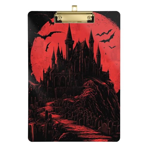 Klemmbrett für Softball-Trainer, Gothic-Stil, Vampirschloss, Krankenschwester, Größe 22,9 x 30,5 cm Klemmbrett für Softball-Trainer, Gothic-Stil, Vampirschloss, Krankenschwester, Größe 22,9 x 30,5 cm von siphylline