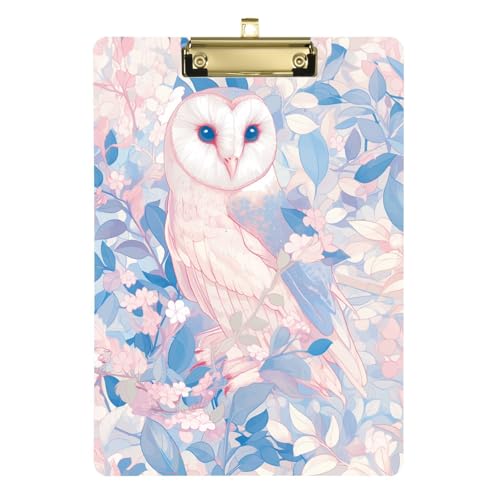 Klemmbrett mit Cartoon-Eulen-Motiv, glitzernd, transparent, für Schüler, Mädchen, Kinder, Lehrer, Klemmbrett, Größe 22,9 x 30,5 cm Klemmbrett mit Cartoon-Eulen-Motiv, glitzernd, transparent, für Schüler, Mädchen, Kinder, Lehrer, Klemmbrett, Größe 22,9 x 30,5 cm von siphylline