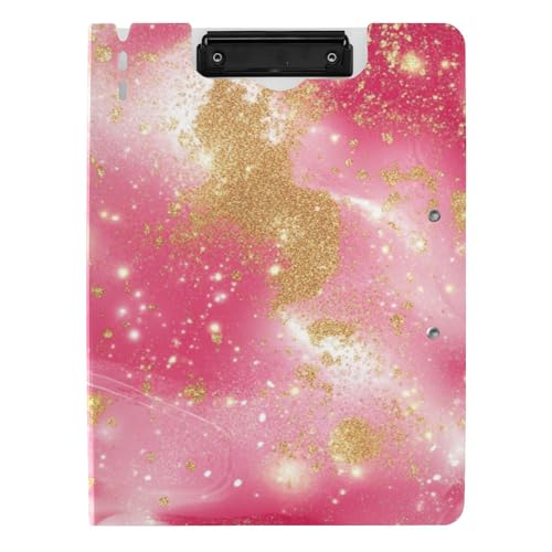 Klemmbrett mit Ordner, goldener Pfirsichwellen, Marmor, A4-Klemmbrett, Folio, horizontale und vertikale Doppel-Clips, Still-Clipboard mit Abdeckung Klemmbrett mit Ordner, goldener Pfirsichwellen, Marmor, A4-Klemmbrett, Folio, horizontale und vertikale Doppel-Clips, Still-Clipboard mit Abdeckung von siphylline
