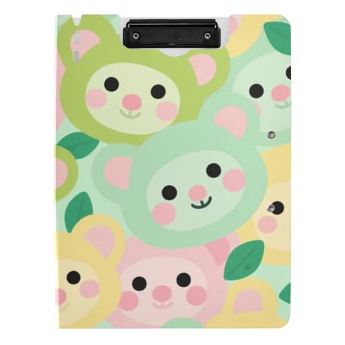 Klemmbrett mit Ordner Cartoon Cute Beer Green A4 Klemmbrett mit Binder Doppelclips Stifthalter Büro Klemmbrett mit Hardcover Klemmbrett mit Ordner Cartoon Cute Beer Green A4 Klemmbrett mit Binder Doppelclips Stifthalter Büro Klemmbrett mit Hardcover von siphylline