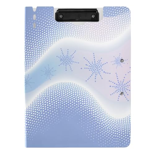 Ordner Klemmbrett mit Aufbewahrungspunkten Welle Schneeflocke Blau Muster A4 Clipfolio Doppelte Metallclips Stifthalter Büro Klemmbrett mit Hardcover Ordner Klemmbrett mit Aufbewahrungspunkten Welle Schneeflocke Blau Muster A4 Clipfolio Doppelte Metallclips Stifthalter Büro Klemmbrett mit Hardcover von siphylline