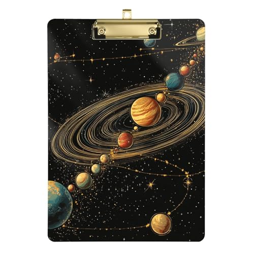 Space Planet Office Solutions Klemmbretter, Standardloch für Fußball, Softball, Coaching, Größe 22,9 x 30,5 cm von siphylline
