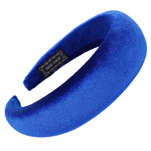 Siwetg Gepolsterter, breiter Haarreif für Damen, glänzender Samtstoff, 11 Farben Marineblau Siwetg Gepolsterter, breiter Haarreif für Damen, glänzender Samtstoff, 11 Farben Marineblau von siwetg