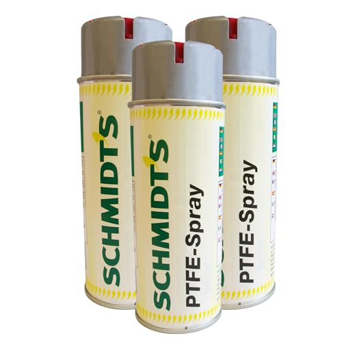 3 x siwitec by Schmidt's PTFE Spray 400ml, Universal-Schmiermittel für Metall- und Kunststoffteile, Universalschmiermittel, PFTE-Spray, Trockenschmiermittel, Trockenschmierspray, Multifunktionsspray 3 x siwitec by Schmidt's PTFE Spray 400ml, Universal-Schmiermittel für Metall- und Kunststoffteile, Universalschmiermittel, PFTE-Spray, Trockenschmiermittel, Trockenschmierspray, Multifunktionsspray von siwitec