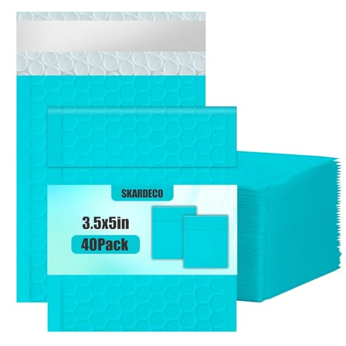 Luftpolster-Versandtaschen, 8,9 x 12,7 cm, 40 Stück, Blaugrün, 40 Stück, Blaugrün, #0000 Luftpolster-Versandtaschen, 8,9 x 12,7 cm, 40 Stück, Blaugrün, 40 Stück, Blaugrün, #0000 von skardeco