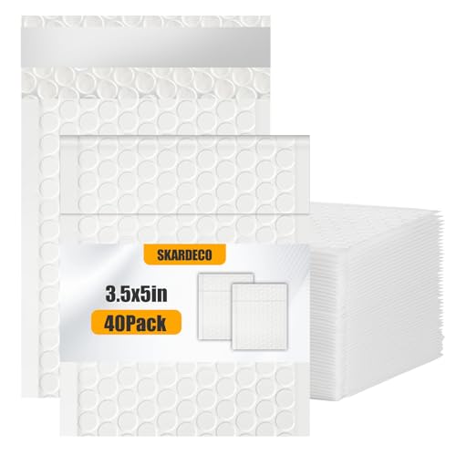 Luftpolster-Versandtaschen, 8,9 x 12,7 cm, 40 Stück, Weiß, 40 Stück, #0000 Luftpolster-Versandtaschen, 8,9 x 12,7 cm, 40 Stück, Weiß, 40 Stück, #0000 von skardeco