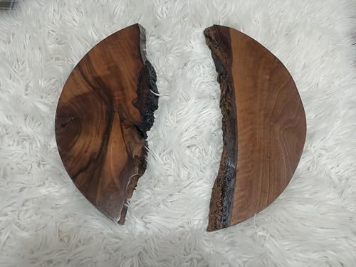 Live Edge Olive Wood Slab Set in 5 Pieces for DIY and Epoxy River Table, Ready to be Resin Table Prroject (1 Set(5 Pieces)) von skilled hands