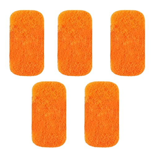Schwämme, die Radiergummi-Schwamm-Schaum-Pads reinigen, multifunktionaler Haushaltsreinigungs-Küchen-Geschirrschwamm Gadgets Für (Orange, One Size) von skyrabbiter