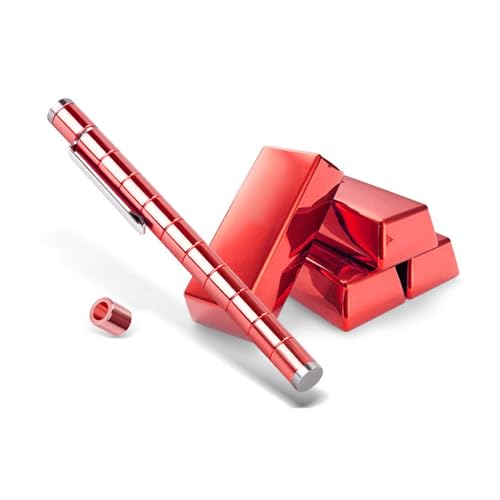 skyrabbiter Magnetischer Kugelschreiber, Fidget Pen, Magnet Stift, Stressabbau-Design mit Segmenten, Stressabbau Druckkugelschreiber Geschenk Spielzeug, EIN kleines Geschenk zum Stressabbau (C) von skyrabbiter