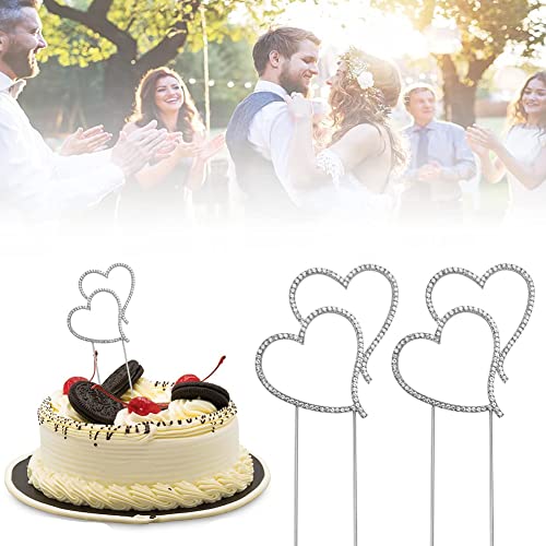 skytowards 2 Stück Torte Topper Hochzeit Cake Herz Kuchen Tortenaufsatz Hochzeitstorte Aufstecker Crystal Tortenstecker Kuchenstecker Hochzeitstortenstecker Silber Kuchenaufstecker für Wedding skytowards 2 Stück Torte Topper Hochzeit Cake Herz Kuchen Tortenaufsatz Hochzeitstorte Aufstecker Crystal Tortenstecker Kuchenstecker Hochzeitstortenstecker Silber Kuchenaufstecker für Wedding von skytowards