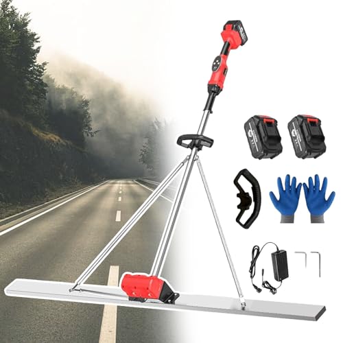 Elektrischer Akku-Estrich, Kabelloses Elektrisches Lineal Zum Nivellieren Von Zement,150 Cm Lange Klinge,Design Mit Gummigriff, Für Straßenbauarbeiter Und Meister Der Innendekoration,2BAT Elektrischer Akku-Estrich, Kabelloses Elektrisches Lineal Zum Nivellieren Von Zement,150 Cm Lange Klinge,Design Mit Gummigriff, Für Straßenbauarbeiter Und Meister Der Innendekoration,2BAT von smafoseedding