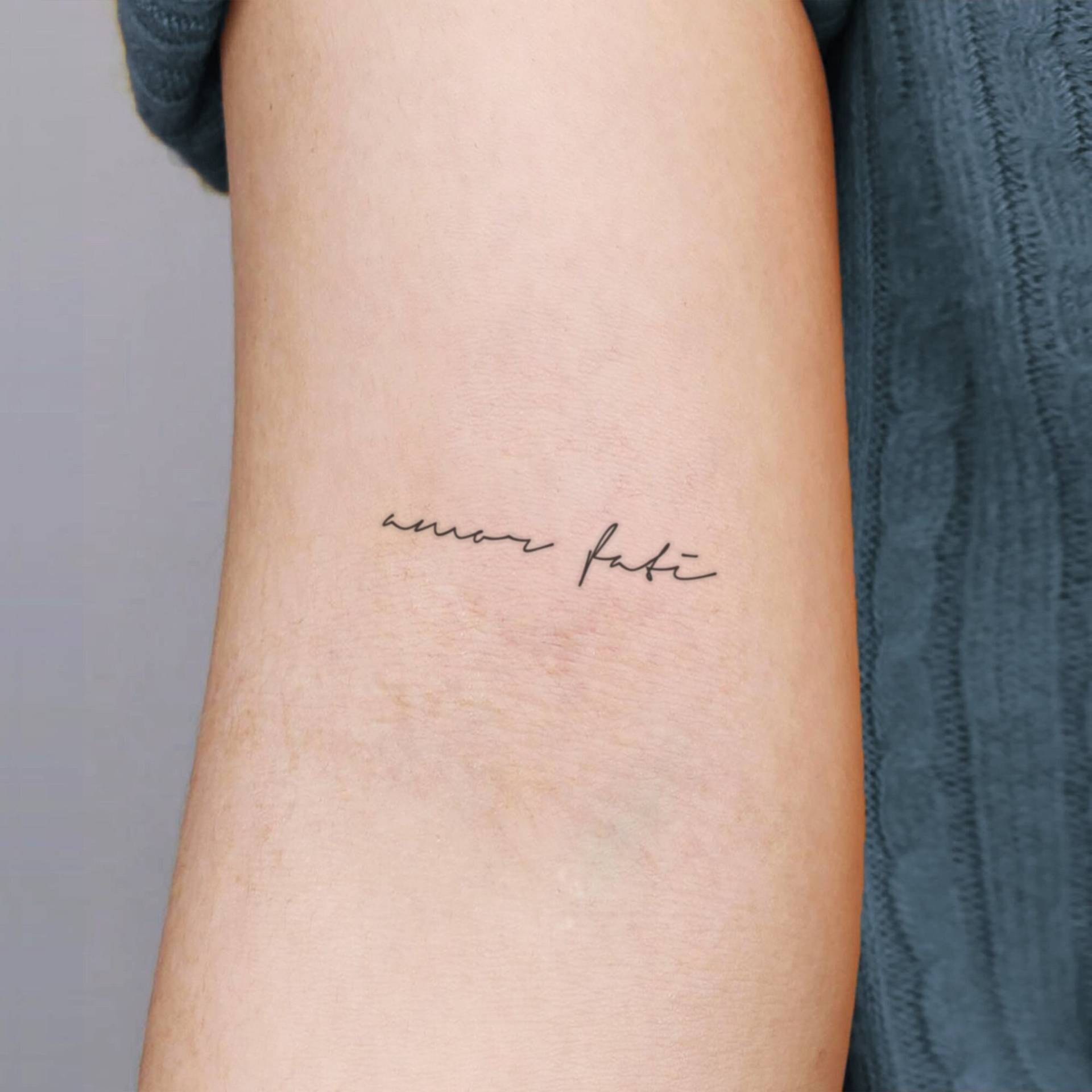 Amor Fati Temporäres Tattoo | 3Er Set von smalltattoos