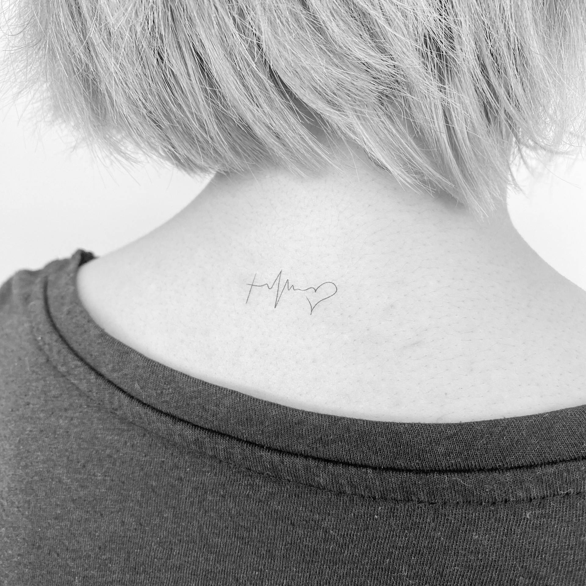Fine Line Glaube Hoffnung Liebe Temporäres Tattoo | 3Er Set von smalltattoos