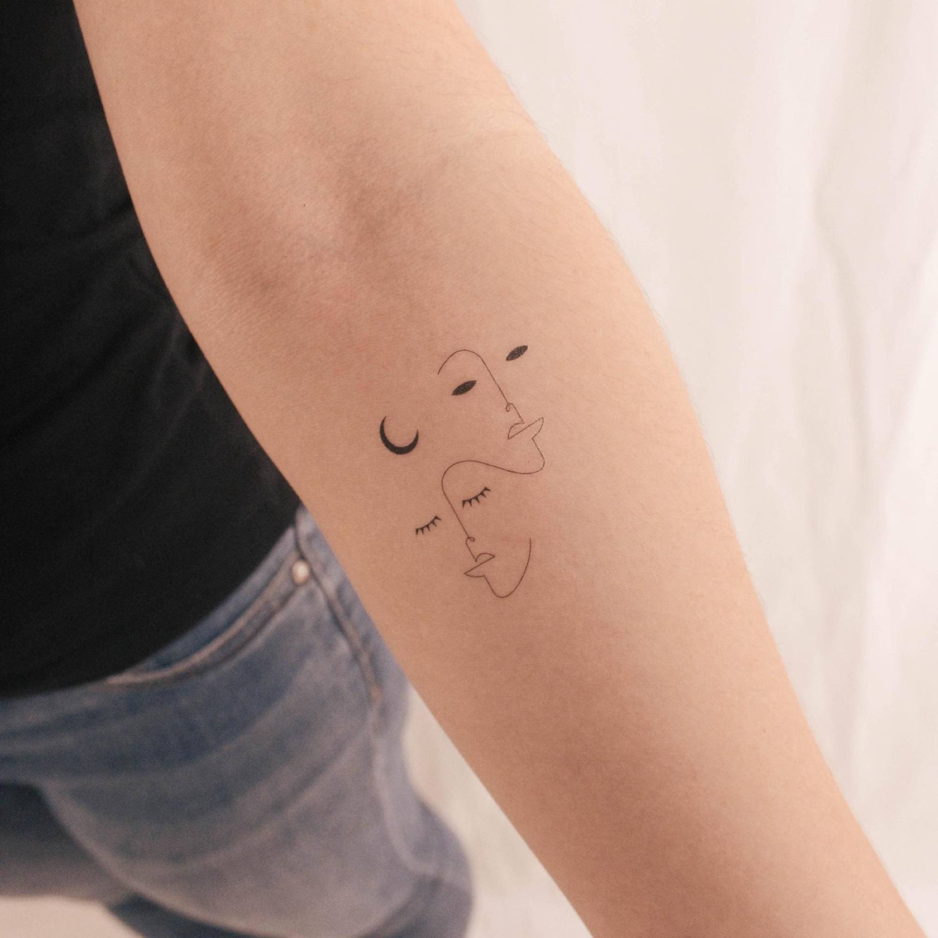 Göttliche Balance Temporäres Tattoo Von Jakenowicz | 3Er Set Göttliche Balance Temporäres Tattoo Von Jakenowicz | 3Er Set von smalltattoos