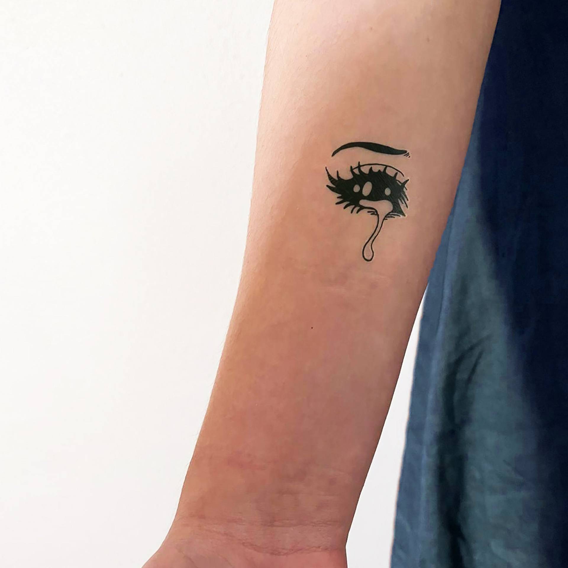 Weinendes Auge Temporäres Tattoo | 3Er Set von smalltattoos
