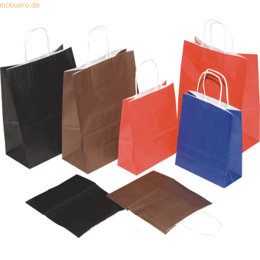 smartboxpro Tragetasche Papier 180x80x220mm blau smartboxpro Tragetasche Papier 180x80x220mm blau von smartboxpro