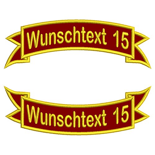 Aufnäher-Set obere + untere Schwinge S1 - viele Größen und Farben zur Auswahl - 15x5cm - personalisiert Aufnäher-Set obere + untere Schwinge S1 - viele Größen und Farben zur Auswahl - 15x5cm - personalisiert von smartoutdoor