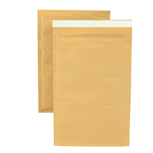 smiley pack 200 Luftpolstertaschen Luftpolsterumschläge Gr. F/6 Braun (240x350 mm) DIN A4+ gepolsterte Briefumschläge Polsterversandtaschen Versandtaschen Luftpolsterversandtaschen gepolstert von smiley pack