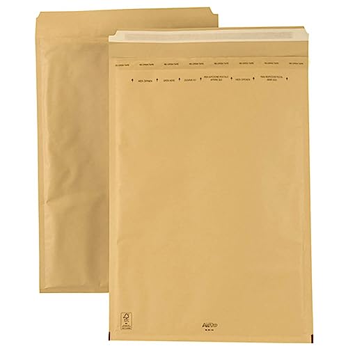 smiley pack 150 Luftpolstertaschen Luftpolsterumschläge Gr. I/9 Braun (320x455 mm) DIN A3 gepolsterte Briefumschläge Polsterversandtaschen Versandtaschen Luftpolsterversandtaschen gepolstert von smiley pack