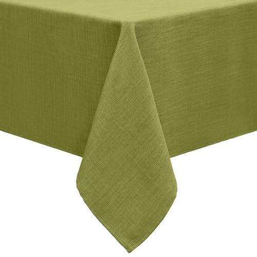 smiry Leinenoptik Tischdecke Abwaschbar Lotuseffekt Eckig 140 x 240 cm Tischtuch Leinendecke Wasserabweisend Tafeldecke Tischwäsche Fleckschutz, Grün smiry Leinenoptik Tischdecke Abwaschbar Lotuseffekt Eckig 140 x 240 cm Tischtuch Leinendecke Wasserabweisend Tafeldecke Tischwäsche Fleckschutz, Grün von smiry