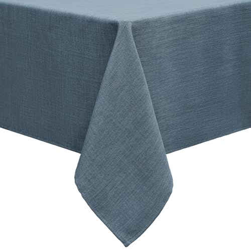smiry Leinenoptik Tischdecke Abwaschbar Lotuseffekt Eckig 140 x 300 cm Tischtuch Leinendecke Wasserabweisend Tafeldecke Tischwäsche Fleckschutz, Blau smiry Leinenoptik Tischdecke Abwaschbar Lotuseffekt Eckig 140 x 300 cm Tischtuch Leinendecke Wasserabweisend Tafeldecke Tischwäsche Fleckschutz, Blau von smiry