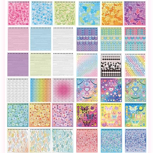 3000 niedliche Kpop-Scrapbook-Aufkleber für Fotokarten, Schmetterlingssterne, Herz-Aufkleber, koreanische Fotokarten, selbstklebende Schleifen, Bänder für Kinder, Mädchen, Jungen, ästhetisches Basteln 3000 niedliche Kpop-Scrapbook-Aufkleber für Fotokarten, Schmetterlingssterne, Herz-Aufkleber, koreanische Fotokarten, selbstklebende Schleifen, Bänder für Kinder, Mädchen, Jungen, ästhetisches Basteln von snailmon