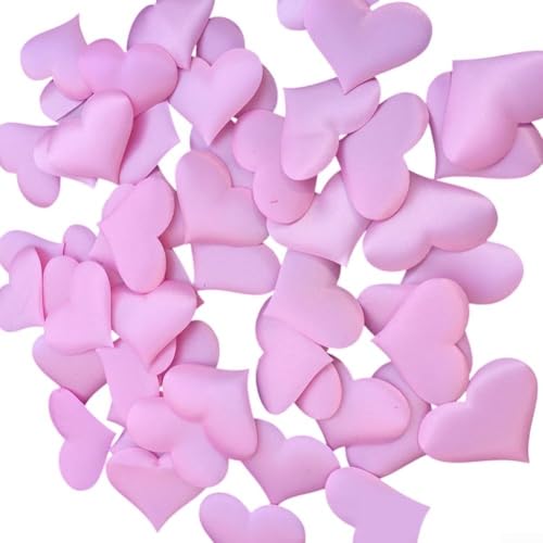Schätzen Sie jeden Moment mit unserem wunderschön gearbeiteten Set aus 200 künstlichen Seiden-Herzblüten (Rosa) von snowchecking