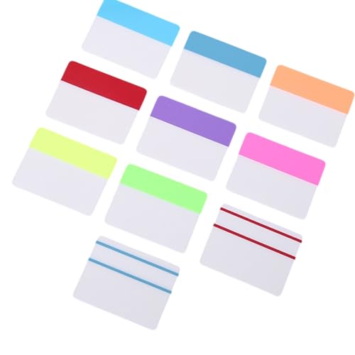 1 Set selbstklebende Seitenmarkierungen, bunte Indexe, Tabs farbige Indexe, Registerkarten, beschreibbare Buchregister, Datei-Tabs für die Schule 1 Set selbstklebende Seitenmarkierungen, bunte Indexe, Tabs farbige Indexe, Registerkarten, beschreibbare Buchregister, Datei-Tabs für die Schule von sodeber