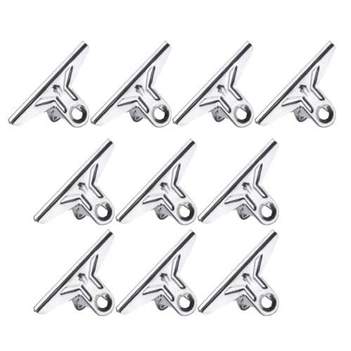 10 Stück Büroklammern, Edelstahl, Quittungsbinder, langer Schwanz, Clip-Versiegelung 10 Stück Büroklammern, Edelstahl, Quittungsbinder, langer Schwanz, Clip-Versiegelung von sodeber