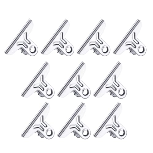10 Stück Büroklammern, Edelstahl, Quittungsbinder, langer Schwanz, Clip-Versiegelung 10 Stück Büroklammern, Edelstahl, Quittungsbinder, langer Schwanz, Clip-Versiegelung von sodeber