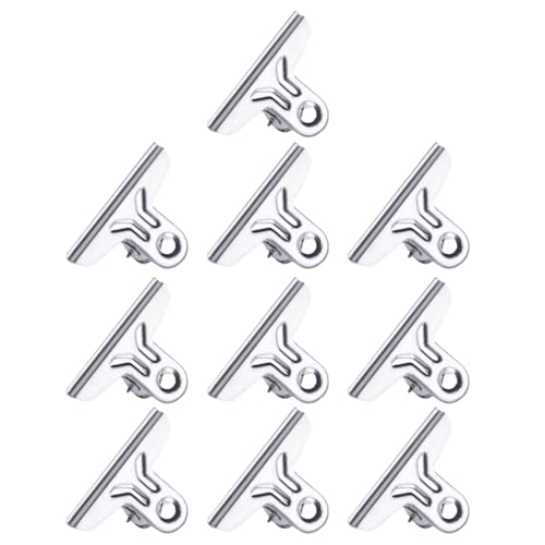 10 Stück Büroklammern, Edelstahl, Quittungsbinder, langer Schwanz, Clip-Versiegelung 10 Stück Büroklammern, Edelstahl, Quittungsbinder, langer Schwanz, Clip-Versiegelung von sodeber