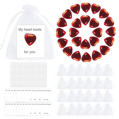 24 Stück Valentinstag Party Supplies und Geschenke Valentinstag Liebe Herz Diamanten Kunst Bastelset mit Organzabeutel 24 Stück Valentinstag Party Supplies und Geschenke Valentinstag Liebe Herz Diamanten Kunst Bastelset mit Organzabeutel von sodeber