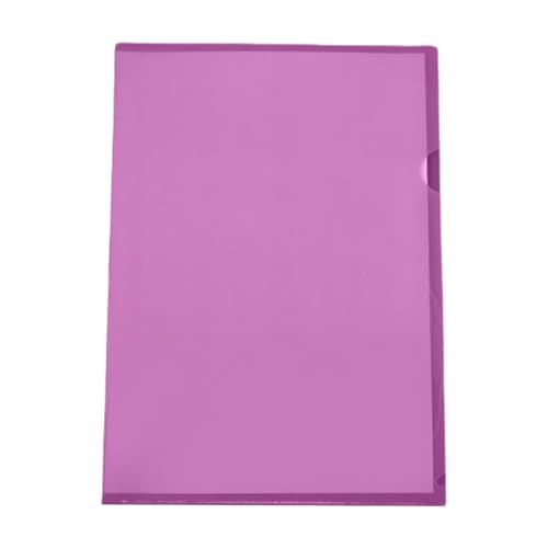 6 Farben, A 4 Hüllen, L-Typ, Präsentationsmappe für Dokumentenschutz und Organisation von sodeber