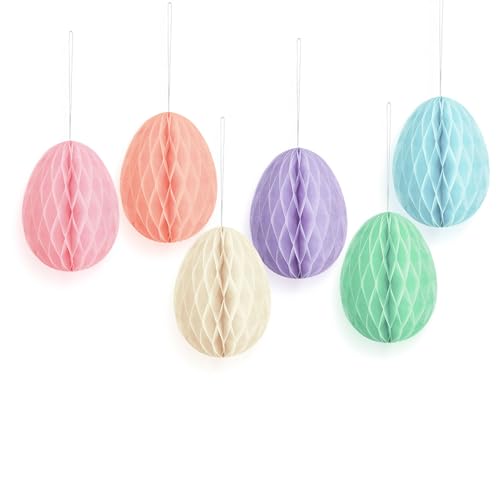 6 Stück Eier zum Aufhängen, Garnfarben, Eier, Anhänger, Baumschmuck für Feiertage, Dekoration, Party, Tischdekoration 6 Stück Eier zum Aufhängen, Garnfarben, Eier, Anhänger, Baumschmuck für Feiertage, Dekoration, Party, Tischdekoration von sodeber