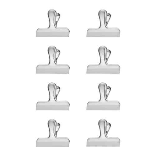 8 x Metall-Scharnierklammern, Edelstahl, Ordner, Papierklemme, Lebensmittelbeutel für Bilder 8 x Metall-Scharnierklammern, Edelstahl, Ordner, Papierklemme, Lebensmittelbeutel für Bilder von sodeber