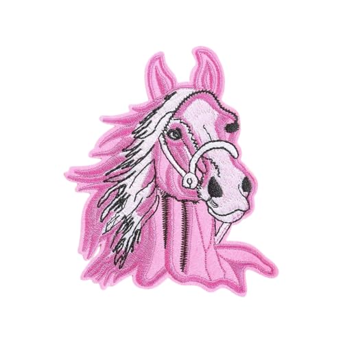 Aufnäher zum Aufbügeln mit Pferdekopf, Tier-Reparaturflicken, Ponys, Stickerei-Flicken für Kleidung, Tasche Aufnäher zum Aufbügeln mit Pferdekopf, Tier-Reparaturflicken, Ponys, Stickerei-Flicken für Kleidung, Tasche von sodeber