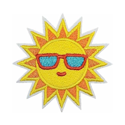 Bestickter Stoffaufnäher mit Strandmotiv zum Aufbügeln für Kleidung, Jacken, Jeans Bestickter Stoffaufnäher mit Strandmotiv zum Aufbügeln für Kleidung, Jacken, Jeans von sodeber