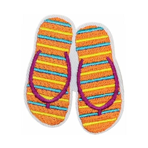 Bestickter Stoffaufnäher mit Strandmotiv zum Aufbügeln für Kleidung, Jacken, Jeans Bestickter Stoffaufnäher mit Strandmotiv zum Aufbügeln für Kleidung, Jacken, Jeans von sodeber
