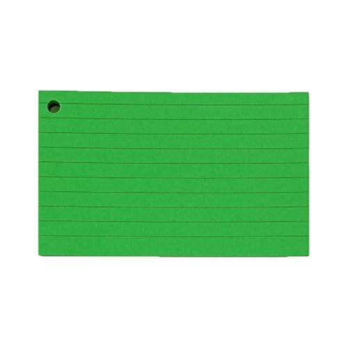 Blanko-Karteikarten, liniert, mit Ringen, für Studium, Notizen, Präsentation, ideal für die Schule Blanko-Karteikarten, liniert, mit Ringen, für Studium, Notizen, Präsentation, ideal für die Schule von sodeber